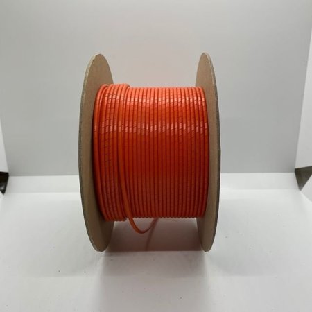 HELI-TUBE 1 In. OD X 25FT Orange Polyethylene Spiral Wrap HT 1 C OR-25
